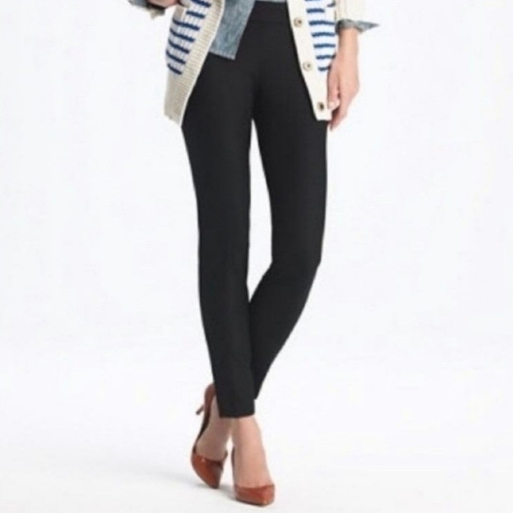 J. Crew Black Slim Fit Ankle/Capri pants